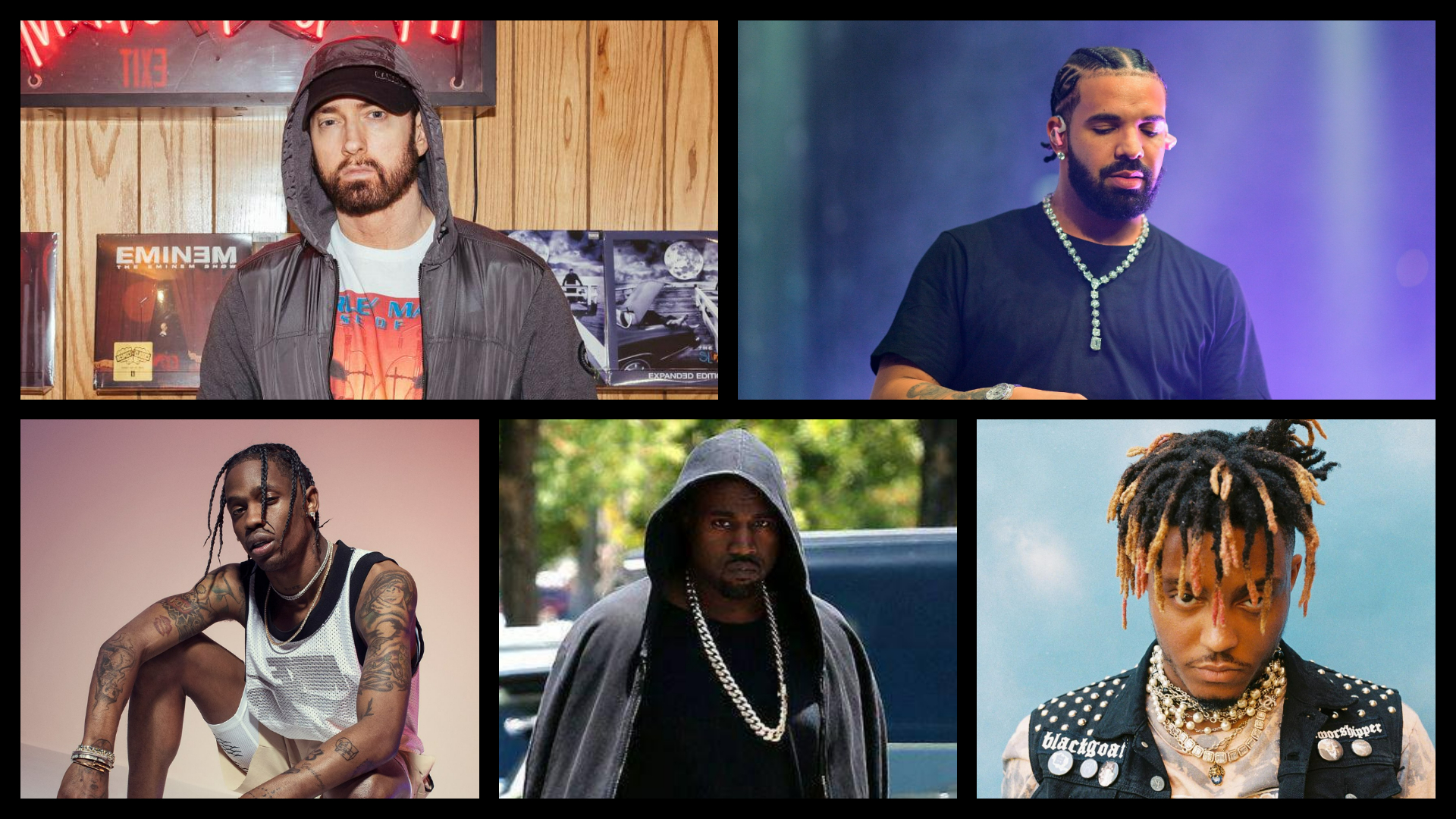 10 světově nejposlouchanějších rapperů